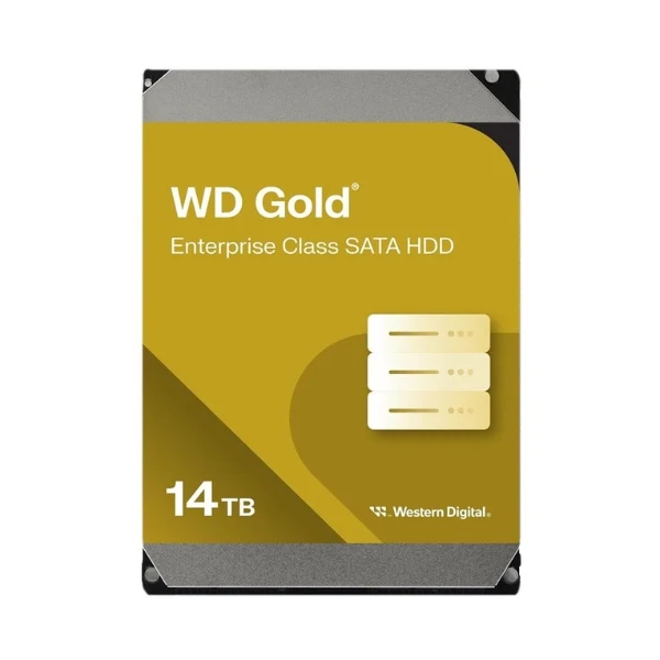 Disco Duro HDD WD Gold 14TB 7200 RPM SATA III 6Gb/s 512MB caché Internal Enterprise Class CMR 3.5"