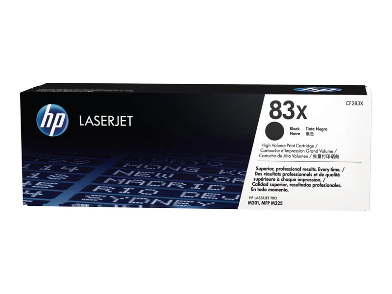 Tóner HP 83X (CF283X) Negro Alto Rendimiento