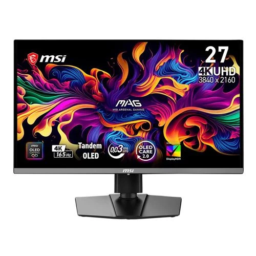 Monitor MSI MAG 272UP QD-OLED E16 26.5" 4K UHD (3840 x 2160) 165Hz Gaming Monitor NVIDIA G-Sync / AMD FreeSync Premium Pro Compatible