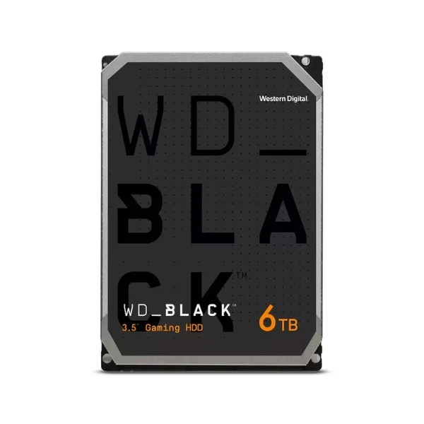 Disco Duro HDD WD Black 6TB 7200 RPM SATA III 6Gb/s 256MB caché Internal Gaming CMR 3.5"