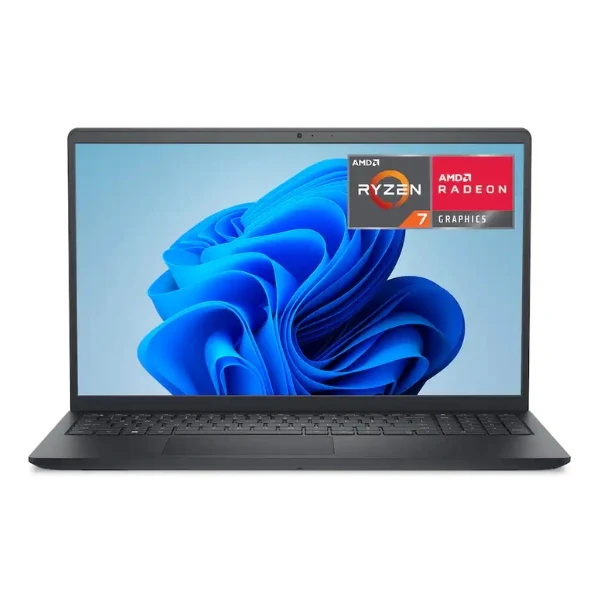 Laptop Dell 15.6" 2K AMD Ryzen 7 7730U (2GHz) 16GB RAM 1TB SSD 15.6" AMD Radeon Win 11 Home S Mode - Carbon Black