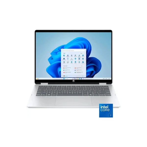 Laptop HP OmniBook 5 Flip 2 en 1 Touchscreen Intel Core 7 Series 1 16GB RAM 512GB SSD 14" Intel Graphics Glacier Silver