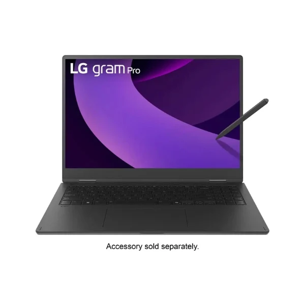 Laptop LG gram Pro 2in1 16" Intel Core Ultra7 16GB RAM 1TB SSD 16" Intel Arc Obsidian Black