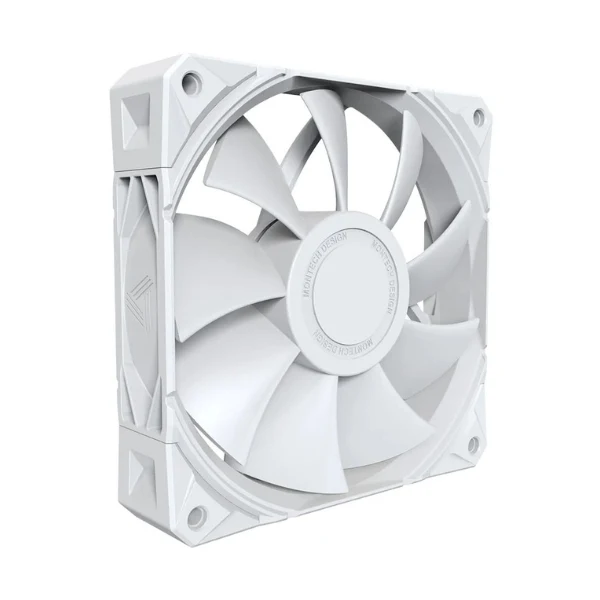 Fan Cooler Montech E28 PWM Fluid Dynamic Bearing 120mm - Blanco