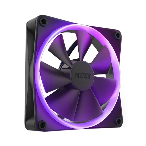 Fan Cooler NZXT F120 RGB Fluid Dynamic Bearing 120mm - Negro - RGB