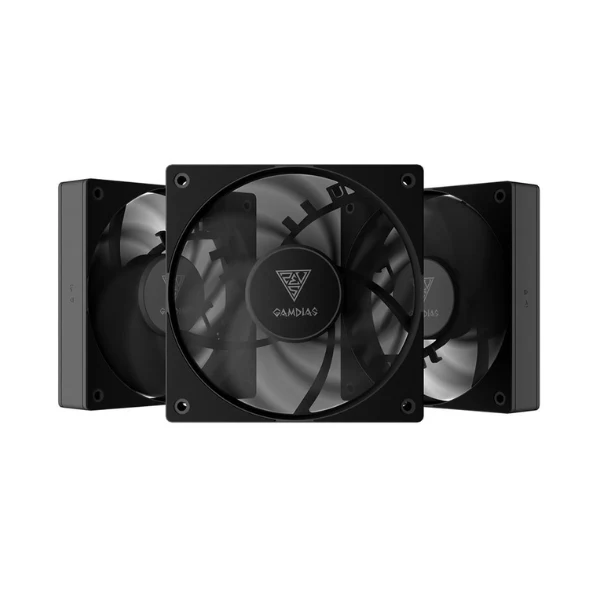 Fan Cooler Gamdias Notus M1-1203 Performance Hydraulic Bearing 120mm - Negro - 3 Pack
