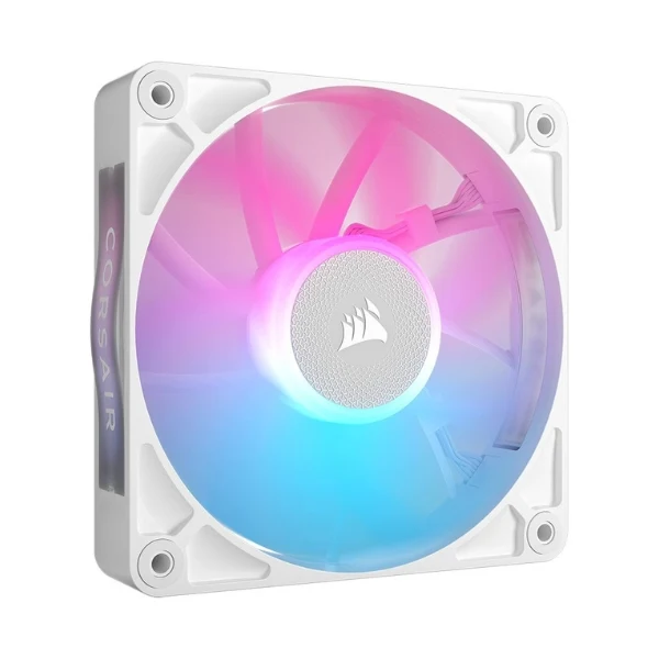 Fan Cooler Corsair iCUE LINK RX120 Magnet Dome Bearing 120mm - Blanco - RGB