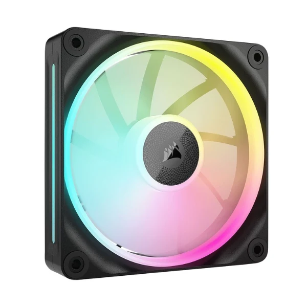 Fan Cooler Corsair iCUE LINK LX120 RGB Magnetic Dome Bearing 120mm - Negro - RGB