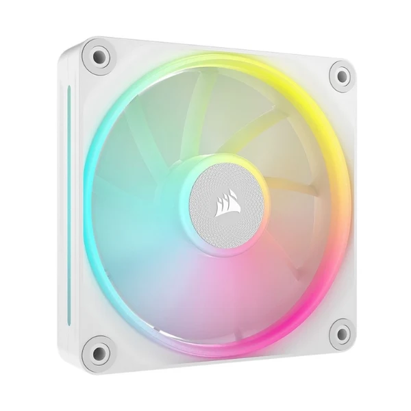 Fan Cooler Corsair iCUE LINK LX120 RGB Magnetic Dome Bearing 120mm - Blanco - RGB