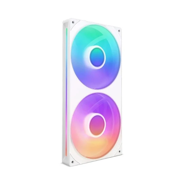 Fan Cooler NZXT F280 RGB Core Fluid Dynamic Bearing 280mm - Blanco - RGB
