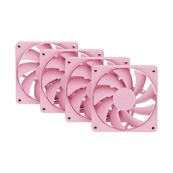Fan Cooler HYTE Flow FA12 Fluid Dynamic Bearing 120mm - Rosa - 4 Pack