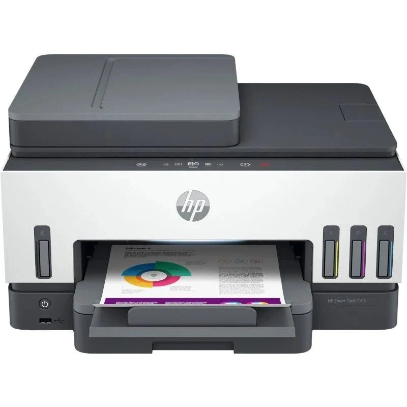 HP Smart Tank 7605 Impresora Multifunción Color Recargable WiFi Dúplex