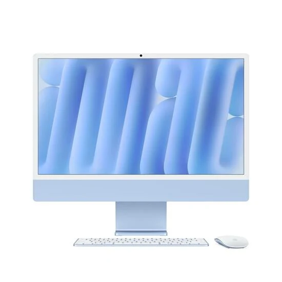 Apple iMac 24" 4,5K Chip M4 | 16GB RAM | 256GB SSD | CPU 10 núcleos | GPU 10 núcleos | Vidrio estándar | Magic Keyboard con Touch ID | Gigabite Ethernet | Azul - MWV13Y/A