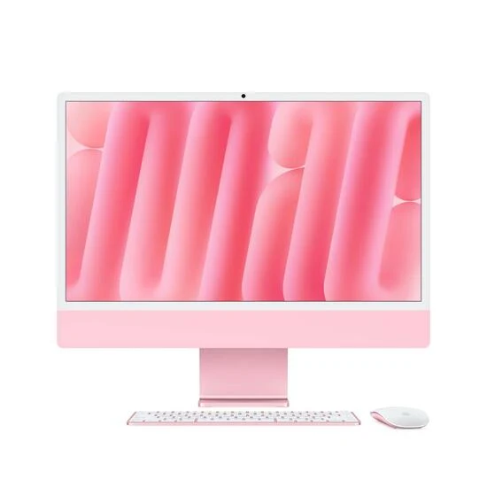 Apple iMac 24" 4,5K Chip M4 | 16GB RAM | 256GB SSD | CPU 8 núcleos | GPU 8 núcleos | Vidrio estándar | Magic Keyboard | Rosa - MWUG3Y/A