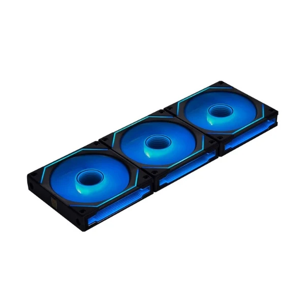 Fan Cooler Lian Li UNI FAN SL-INF LCD FLEX Fluid Dynamic Bearing 120mm - Negro - RGB - 3 Pack