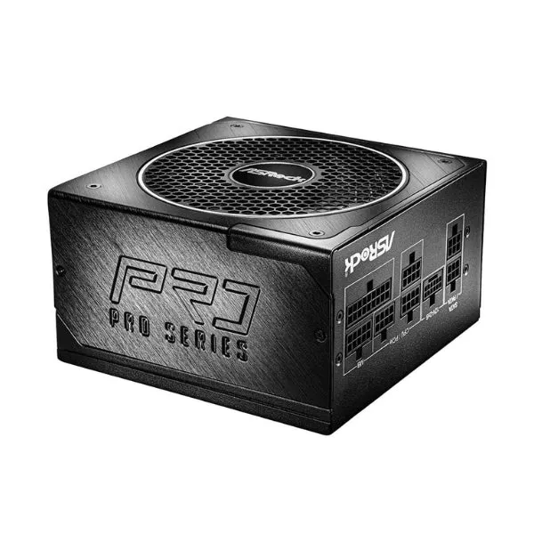 Fuente de Poder ASRock PRO-M750G - 750W - 80 PLUS Gold - Modular - ATX