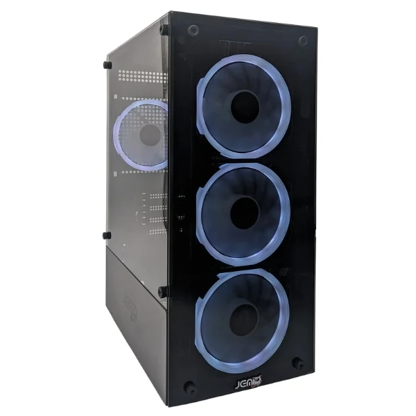 PC Computador Jemip Nova MATX – AMD Ryzen 5 8400F – 16GB DDR5 – 500GB NVMe M.2 2280 – AMD Radeon RX580 8GB – 650W 80+ Bronze – Negro