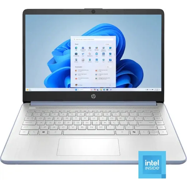 Laptop HP 14" HD Intel N150 128GB UFS 4GB RAM Windows 11 - 14-DQ6102DX - Sky Blue