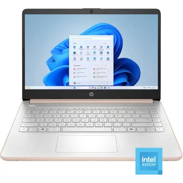 Laptop HP 14" HD Intel N150 128GB UFS 4GB RAM Windows 11 - 14-DQ6101DX - Natural Silver