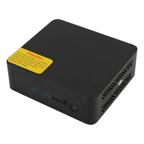 Mini PC Spidertec SPI 15A - Intel i5-1240P - 16GB RAM - 256GB M.2 SSD - WiFi - BT - Windows 11 - Negro