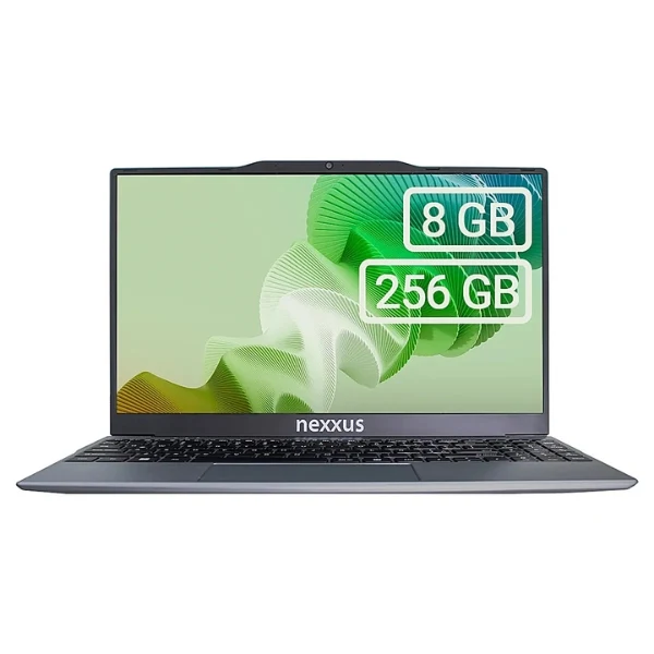 Laptop Nexxus Intel N5205U 1.90GHz - 8GB RAM - 256GB SSD - Plata