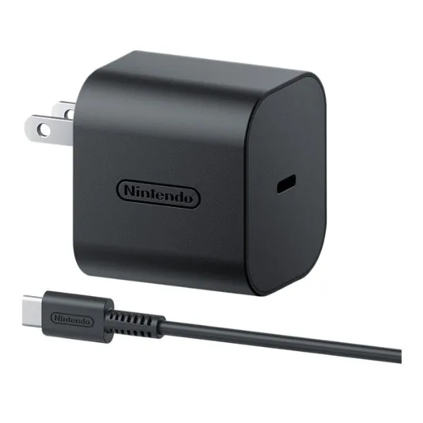 Adaptador de Corriente AC para Nintendo Switch 2 - 45496884772 - Negro