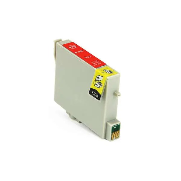 Cartucho compatible Epson T0547 Rojo
