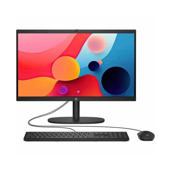 All-in-One HP 22-dg0205la - Intel N100 - 21.4" Full HD - 8GB DDR5 - 512GB SSD - Wi-Fi 6 - Negro Azabache - BM7X0LA#ABM