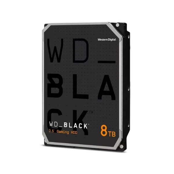 Disco Duro HDD WD Black 8TB 7200 RPM SATA III 6Gb/s 256MB caché Internal Gaming CMR 3.5"