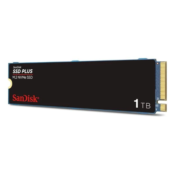 Disco SSD SanDisk Plus 1TB M.2 NVMe PCIe Gen 3.0 x4 - 3200 MB/s - Formato 2280 - SDA3N-1T00-G26
