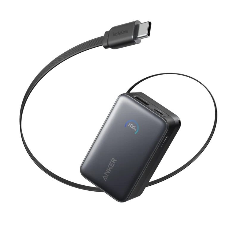 Power Bank Anker Nano 10K 45W USB-C Retráctil