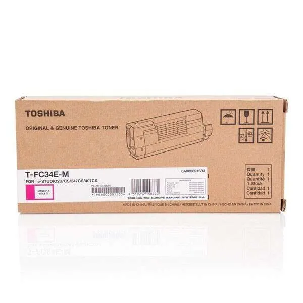 Toshiba T-FC34EM Magenta Tóner Original - 6A000001811