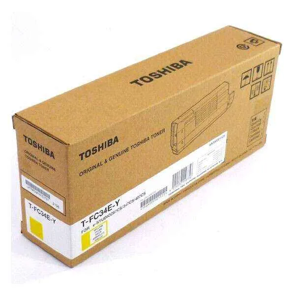 Toshiba T-FC34EY Amarillo Tóner Original - 6A000001812