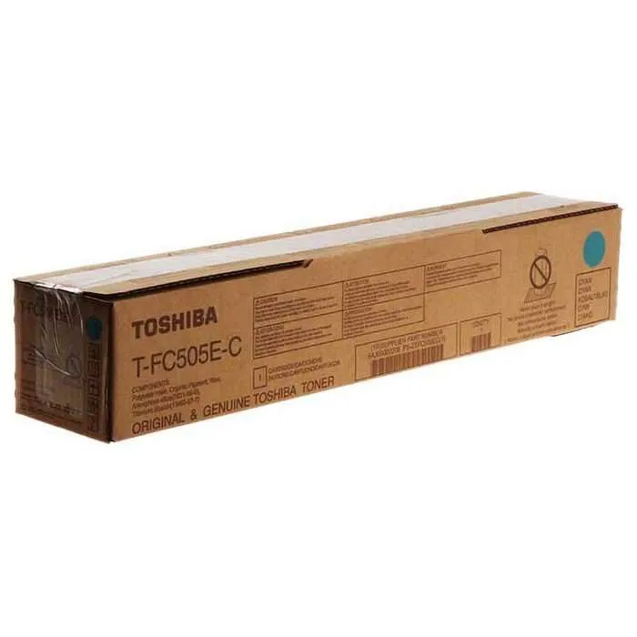 Toshiba T-FC505EC Cyan Tóner Original - 6AJ00000290