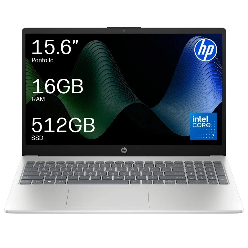 HP 15-FD1017NSX - 15,6" - Intel Core 7-150U - 16GB - 512GB SSD - FreeDos