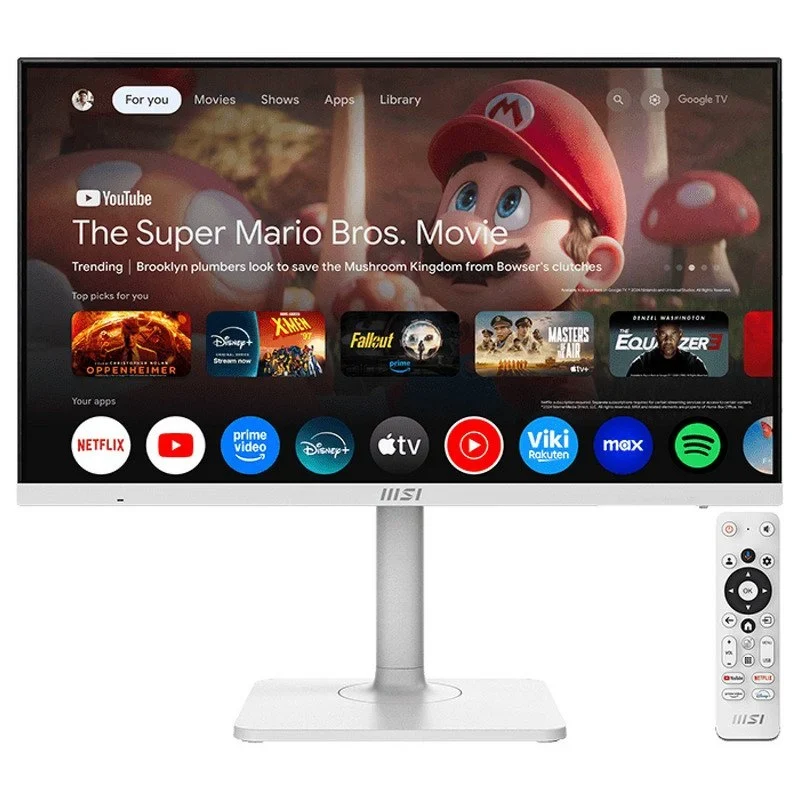 Monitor MSI Modern MD272UPSW 27" LED IPS UltraHD 4K Altavoces Altura Ajustable Google TV USB-C