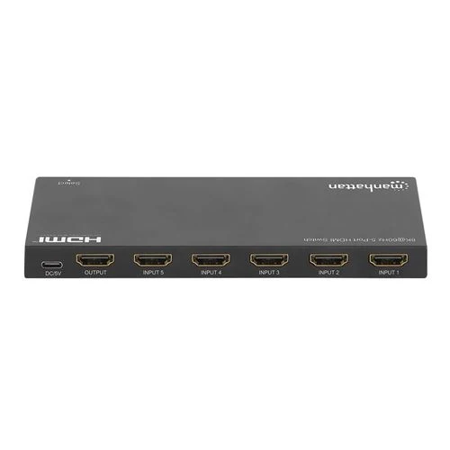 Switch de Red Manhattan 8K@60 5-PORT HDMI SWITCH