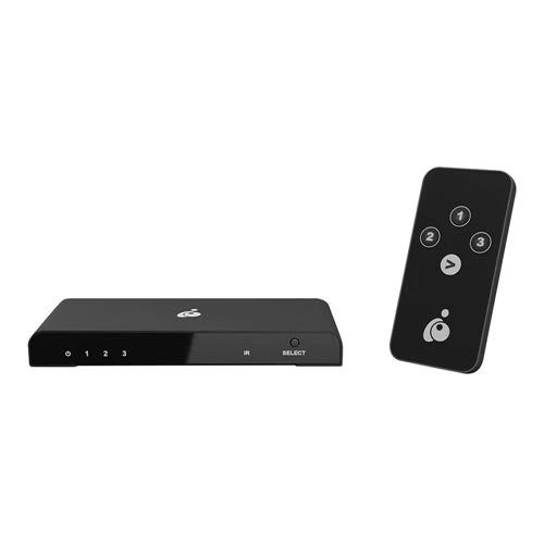 Switch de Red IOGear 3-Port True 4K UltraHD HDMI Switch