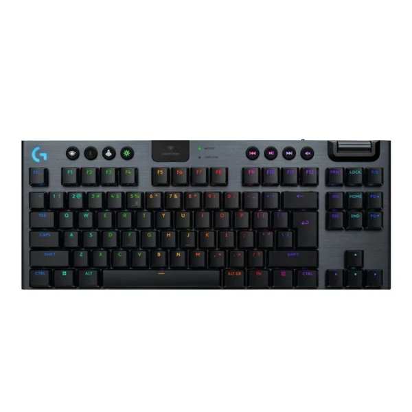 Teclado Mecánico Inalámbrico Logitech G G915 X Lightspeed TKL Negro Low Profile