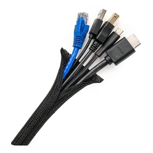Wrap-It Mesh Cable Sleeve Negro