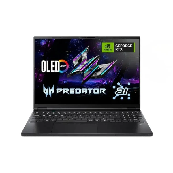 Laptop Acer Predator Helios Neo 16S AI 16" OLED 240Hz Intel Core Ultra 9 275HX 16GB RAM 1TB SSD NVIDIA GeForce RTX 5060 Win 11 - Obsidian Black