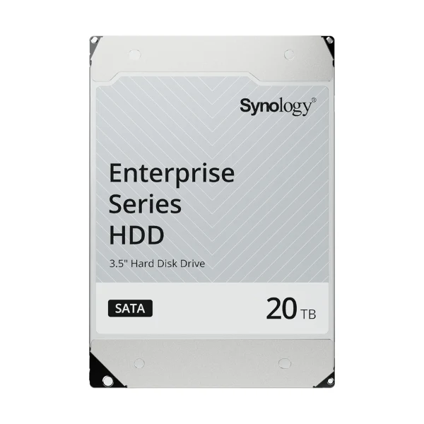 Disco Duro HDD Synology Enterprise Series 20TB 7200 RPM SATA III 6Gb/s Internal NAS CMR 3.5"
