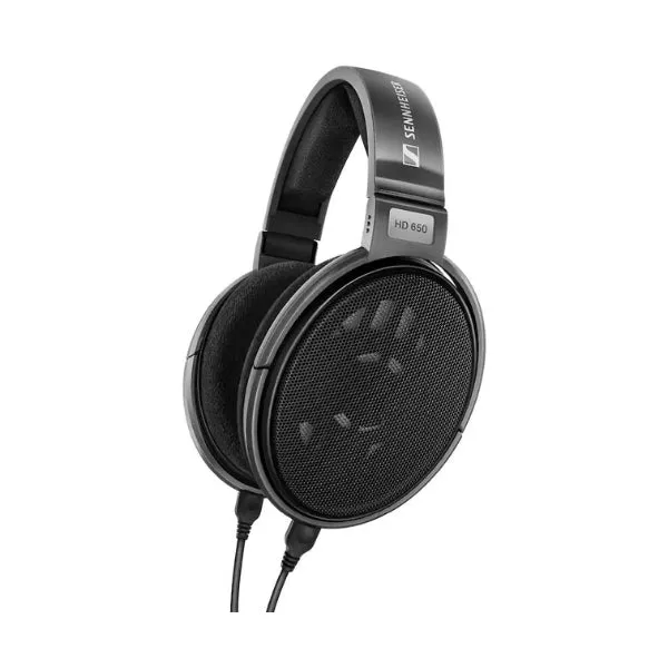 Audífonos Sennheiser HD 650 Hi-Res Audiophile Open Back Headphone Quality Transducer and Diaphragm - Gray