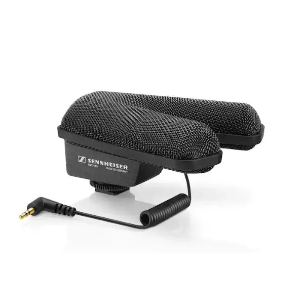 Micrófono Sennheiser MKE 440 Compact Stereo Shotgun Microphone with 3.5mm Connector for Cameras - Black