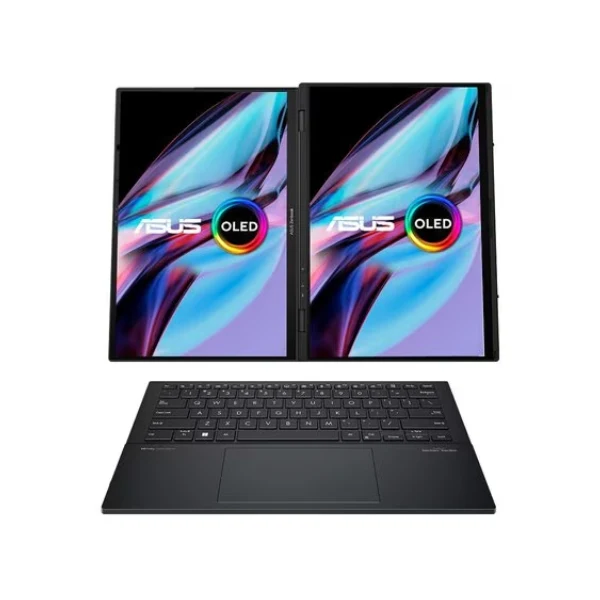 Laptop ASUS Zenbook Duo UX8406CA 14" - Intel Core Ultra 9 285H - 32GB LPDDR5X - 1TB SSD - Dual Pantalla OLED 3K Táctil - Windows 11 Home - 90NB14X1-M00500