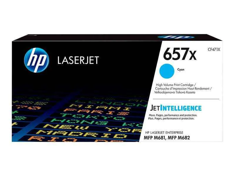 HP CF471X Cyan Tóner Original - 657X