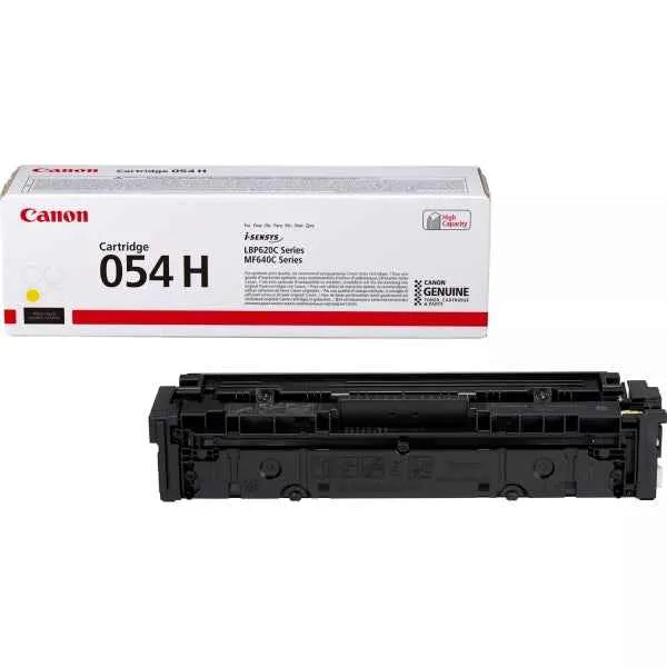 Canon 054H Amarillo Tóner Original - 3025C002