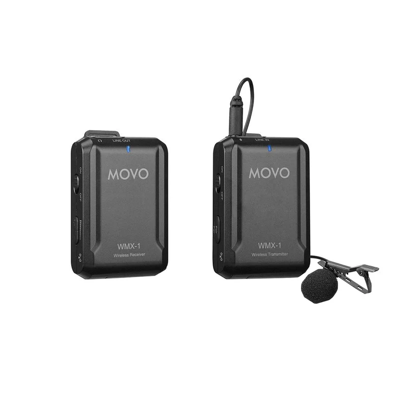 Accesorio de Audio Movo WMX-1 2.4GHz Wireless Lavalier Microphone System