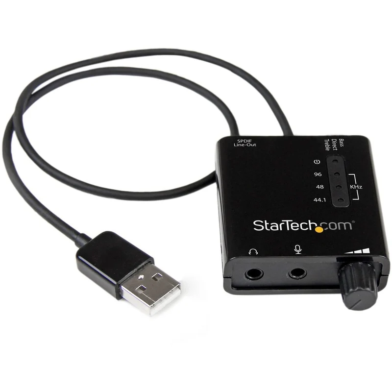 Micrófono StarTech.com StarTech USB Sound Card w/ SPDIF Digital Audio & Stereo Mic
