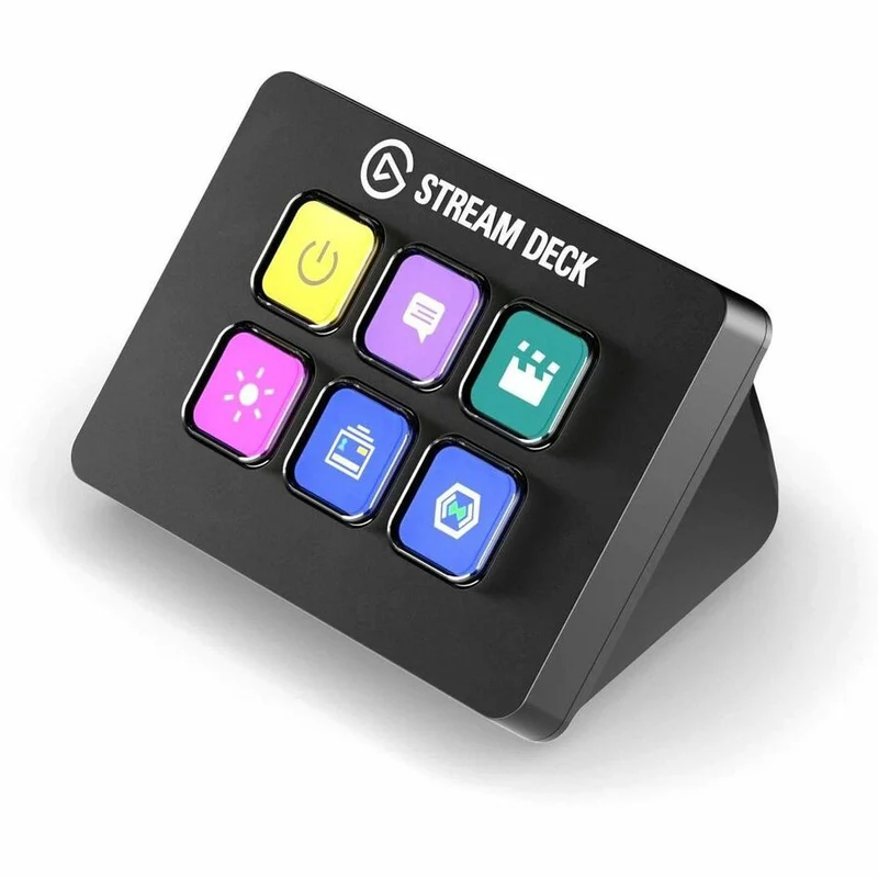 Controlador AV Elgato Stream Deck Mini Compact 6-Key Control Pad